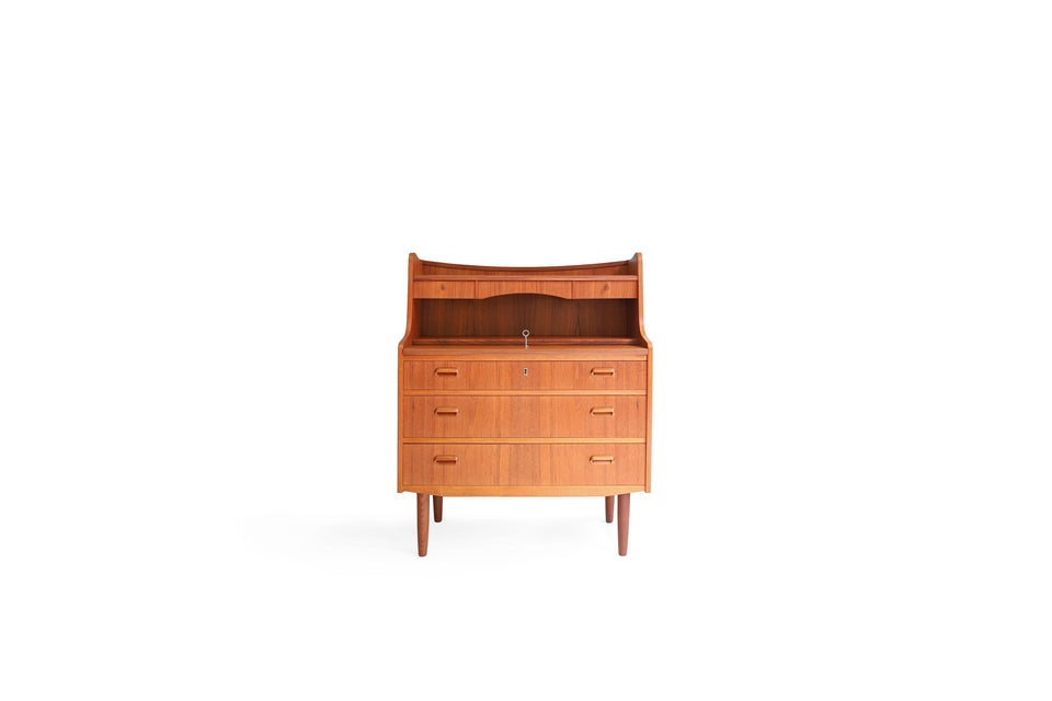 Danish Vintage Teak Writing Bureau Dresser/デンマークヴィンテージ ライティングビューロー ドレッサー 北欧家具