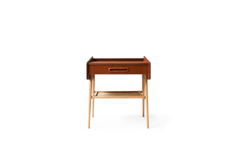 Swedish Vintage Side Table/スウェーデン ヴィンテージ サイドテーブル チェスト チーク材 ビーチ材 北欧家具