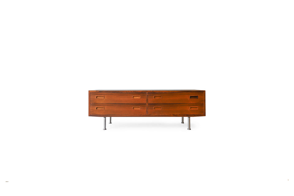 Danish Vintage Rosewood Sideboard Chest Poul Hundevad/デンマークヴィンテージ サイドボード チェスト ローズウッド ポール・ハンデバッド
