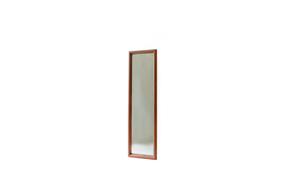 Danish Vintage Teakwood Full-length Mirror/デンマーク ヴィンテージ 姿見 ミラー 鏡 チーク材 インテリア 北欧モダン