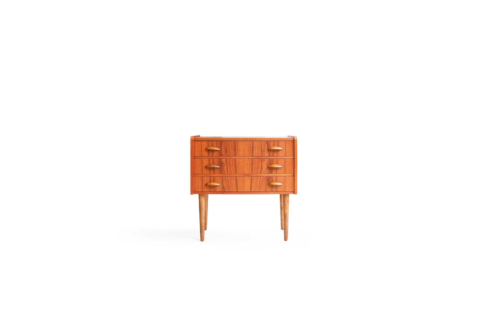 Danish Vintage 3drawer Chest Teakwood/デンマークヴィンテージ チェスト 3段 収納家具 北欧インテリア