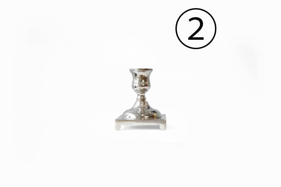 Vintage Silver Candle Interiors/ヴィンテージ キャンドルインテリア シルバー