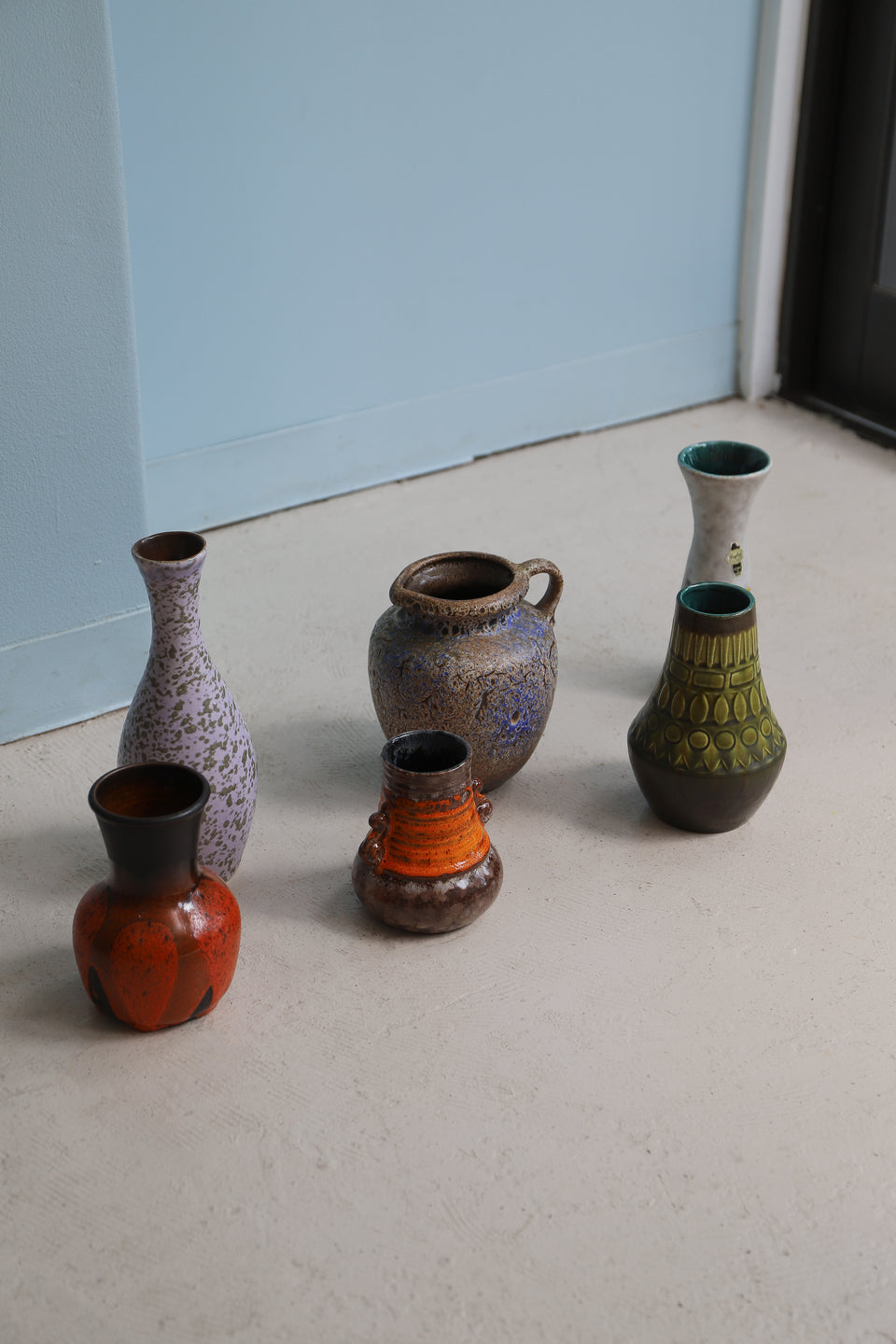 Germany Vintage Flower Vase Fat Lava/ドイツヴィンテージ フラワーベース ファットラヴァ 花器 ミッドセンチュリー