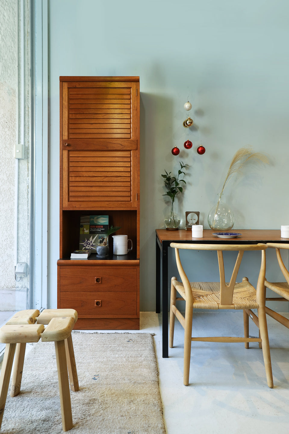 Japanese Vintage Teakwood Cabinet Chest/ジャパンヴィンテージ キャビネット チェスト 本棚 チーク材 レトロモダン