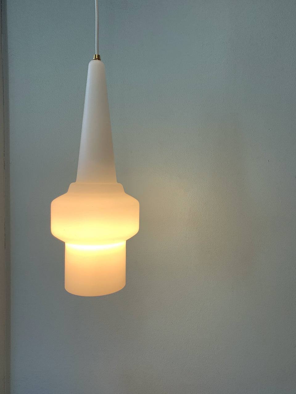 Opaline Frosted Glass Pendant Light Danish Vintage/デンマークヴィンテージ フロストガラス ペンダントライト 照明 北欧インテリア