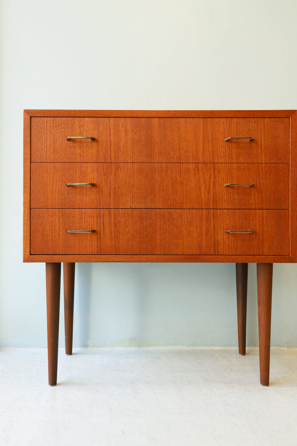 Small Chest of 3Drawers Teakwood Danish Vintage/デンマークヴィンテージ スモールチェスト 3段 チーク材 北欧インテリア