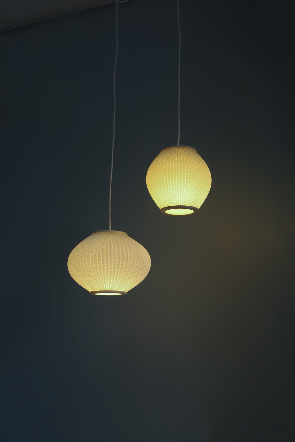 Danish Vintage Hoyrup Pendant Light Pearl Shade/デンマークヴィンテージ ハイラップ ペンダントライト パールシェード プラスチック 北欧インテリア