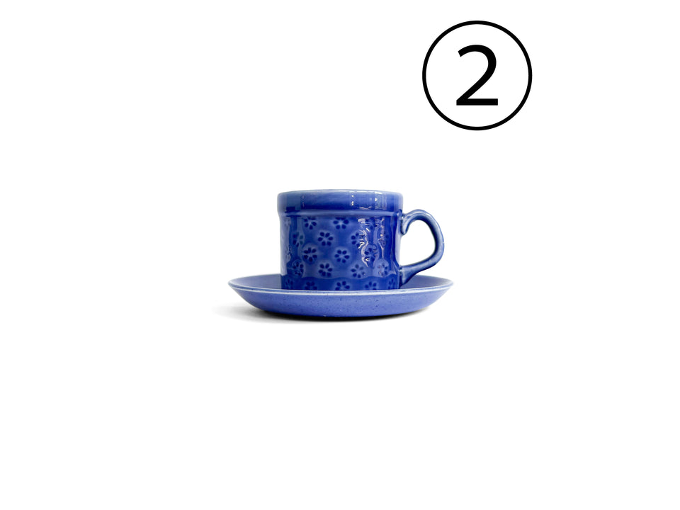 GUSTAVSBERG Veronika Coffee Cup and Saucer Karin Bjorquist/グスタフスベリ ヴェロニカ カップ&ソーサー カリン・ビョールクイスト 北欧食器