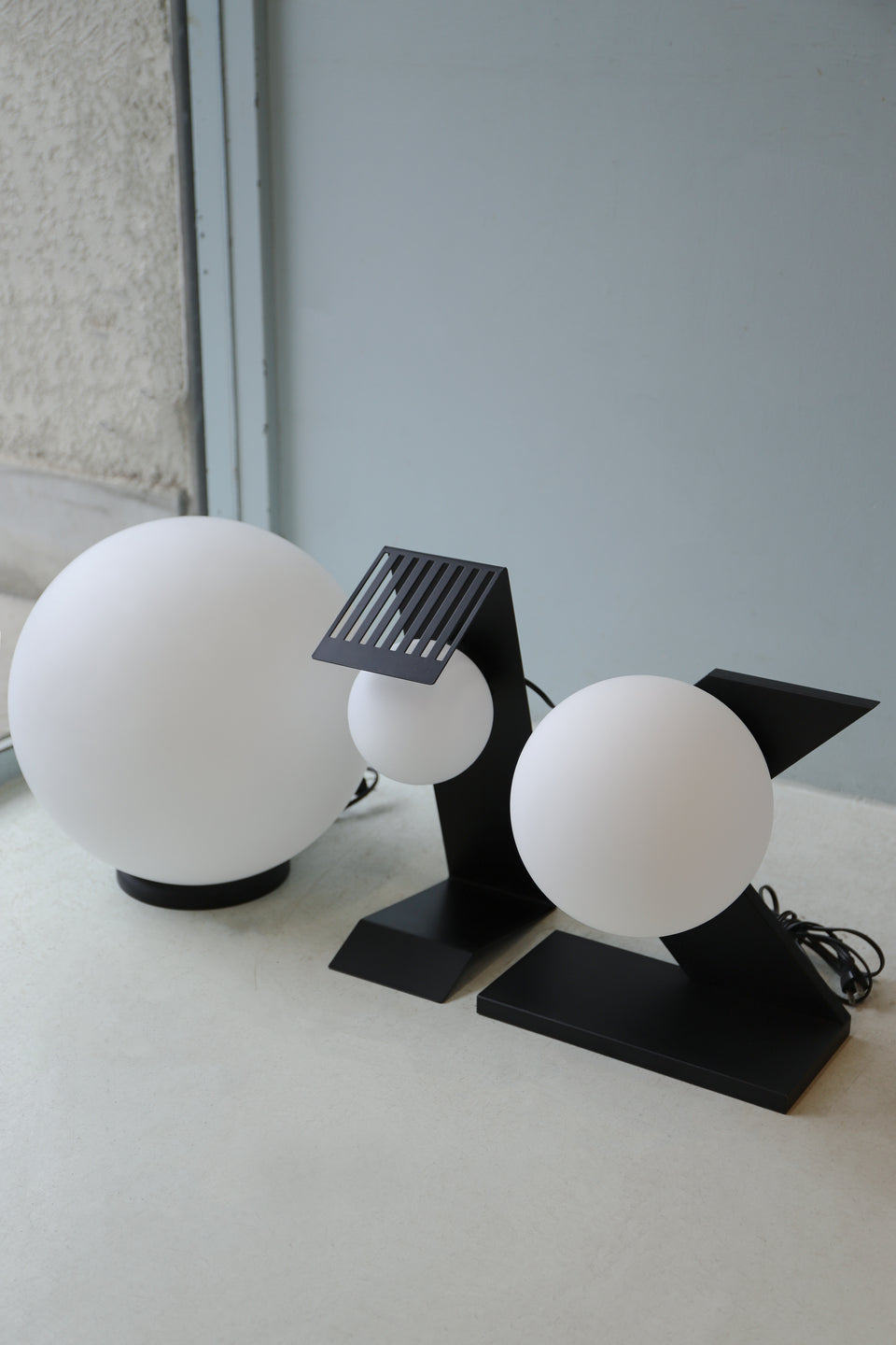 Glass Globe Lamp Post Modern Design/ガラスボール ランプ ポストモダンデザイン 照明