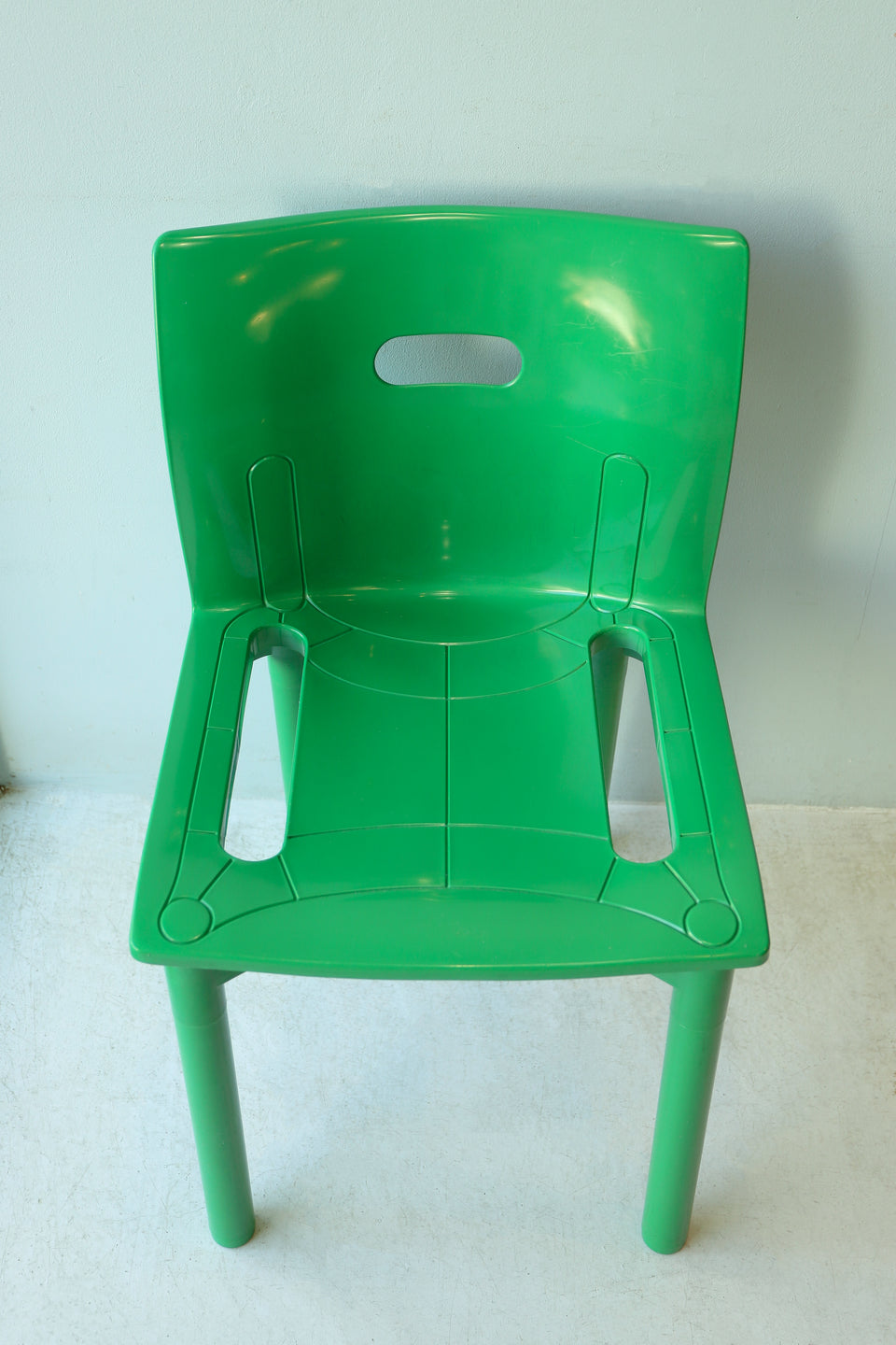 Kartell Stacking Chair 4870 Anna Castelli Ferrieri/カルテル スタッキングチェア アンナ・カステッリ・フェリエーリ グリーン