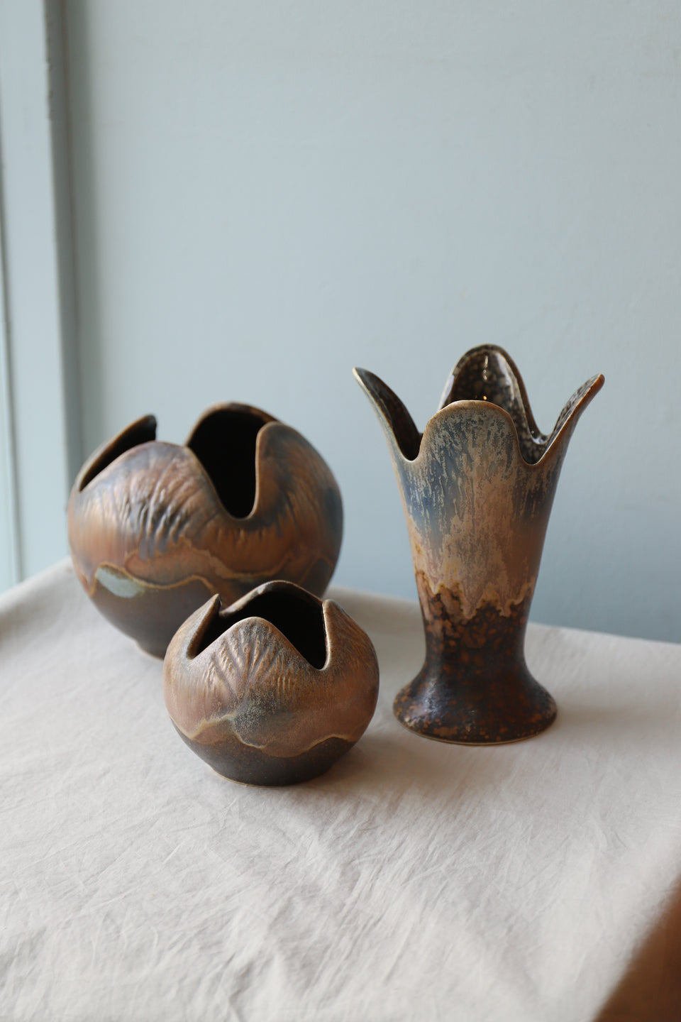 W.Germany Vintage Dümler&Breiden Vase Fat Lava/西ドイツヴィンテージ ドゥムラー&ブライデン フラワーベース 花器 ファットラヴァ