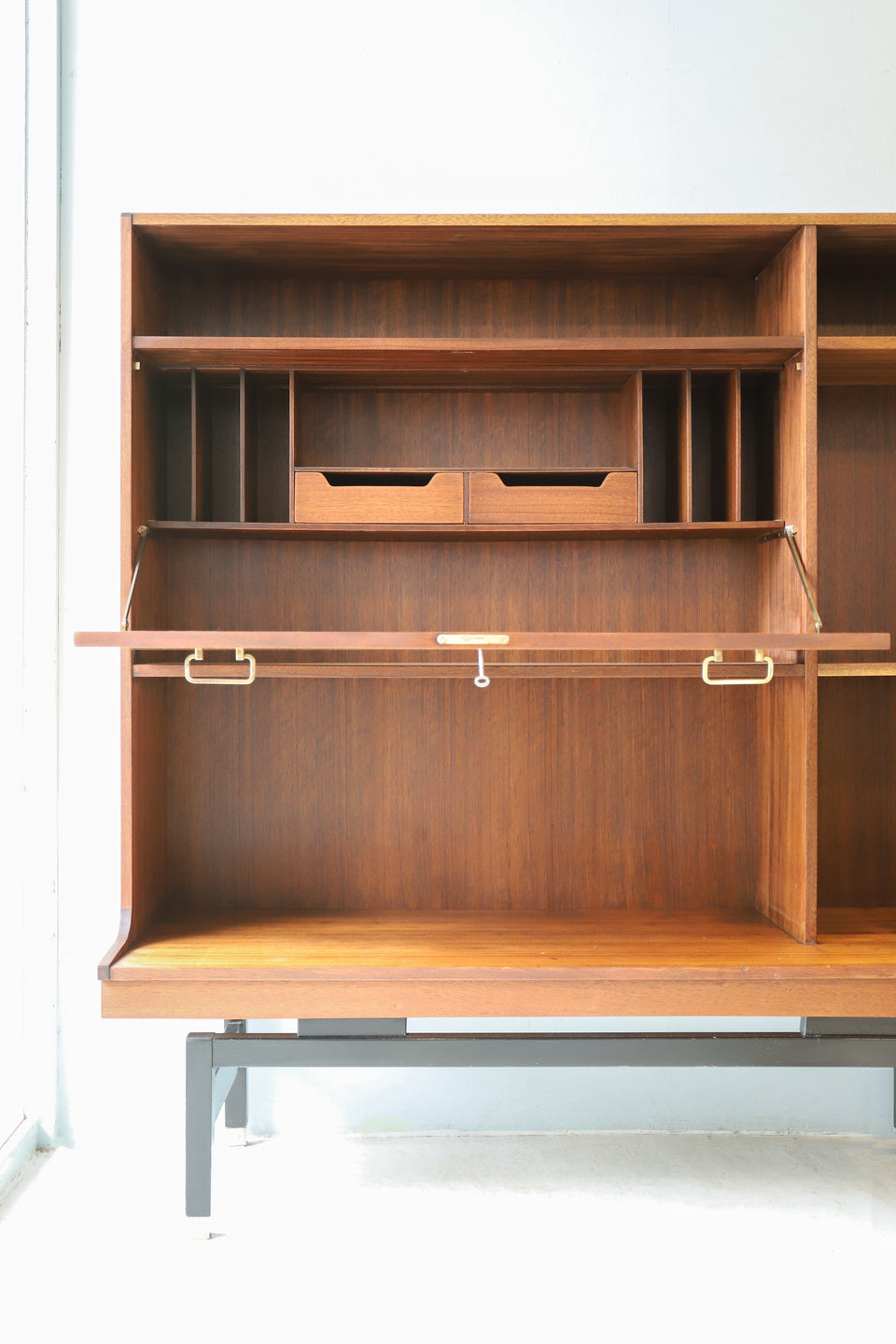 G-PLAN Tola&Black Bureau Cabinet UK Vintage/イギリスヴィンテージ ジープラン トラー&ブラック ビューロー キャビネット