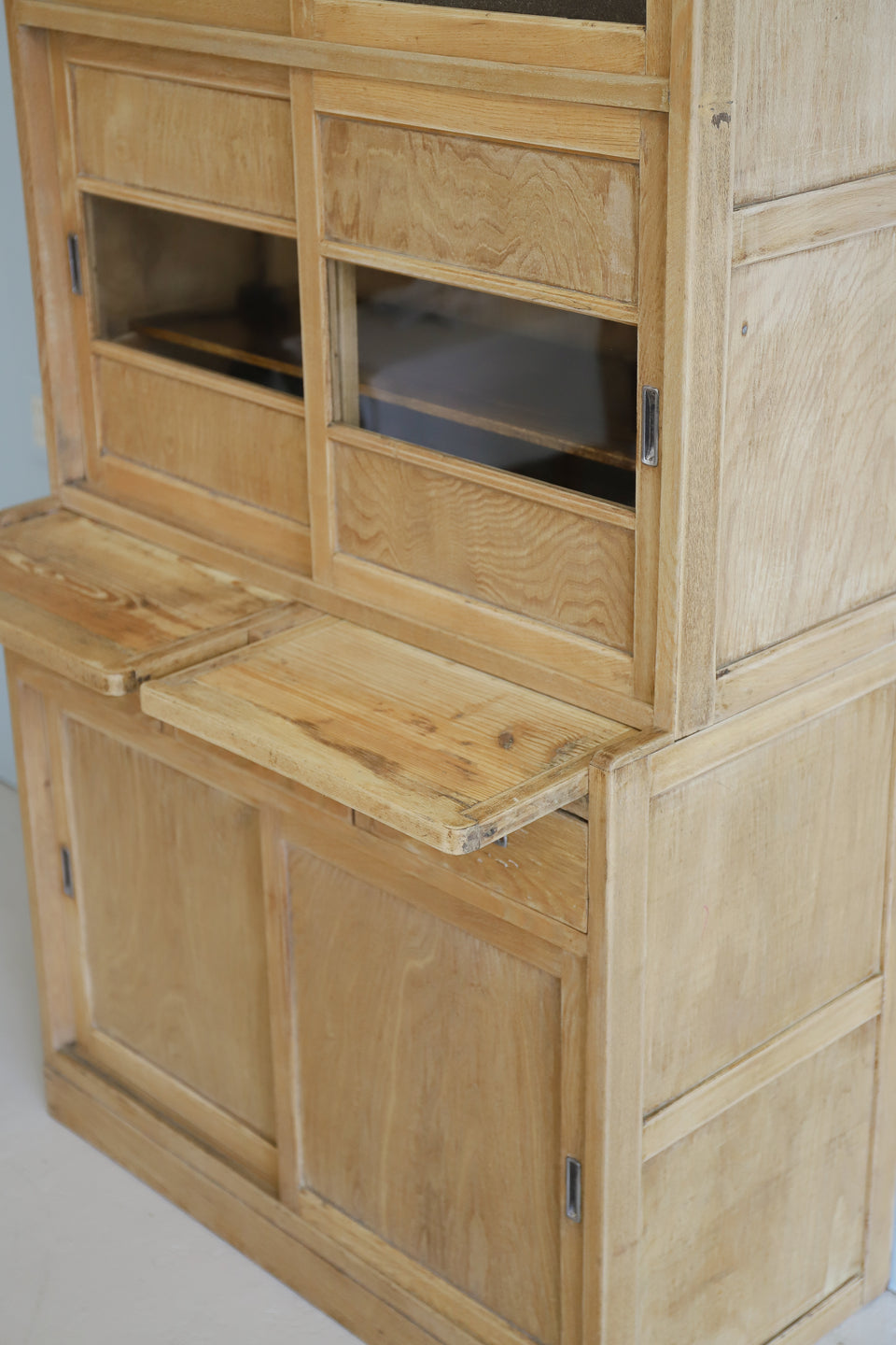 Japanese Vintage Glass Cup Board/ジャパンヴィンテージ 食器棚 カップボード ガラス戸棚 収納家具