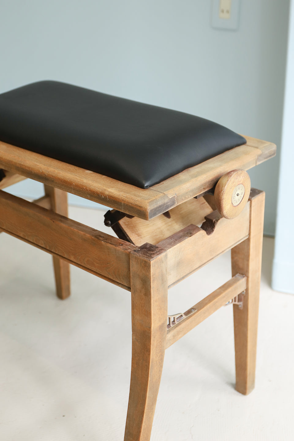 Euro Antique “Beethoven” Adjustable Piano Bench/アンティーク ベートーベン ピアノベンチ スツール チェア シャビーシック