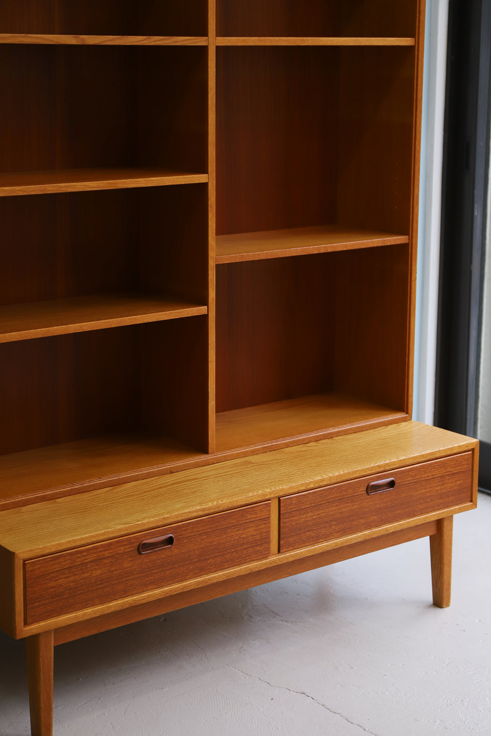 Scandinavian Vintage Oakwood Bookcase/北欧ヴィンテージ ブックケース シェルフ オーク材 本棚 収納家具