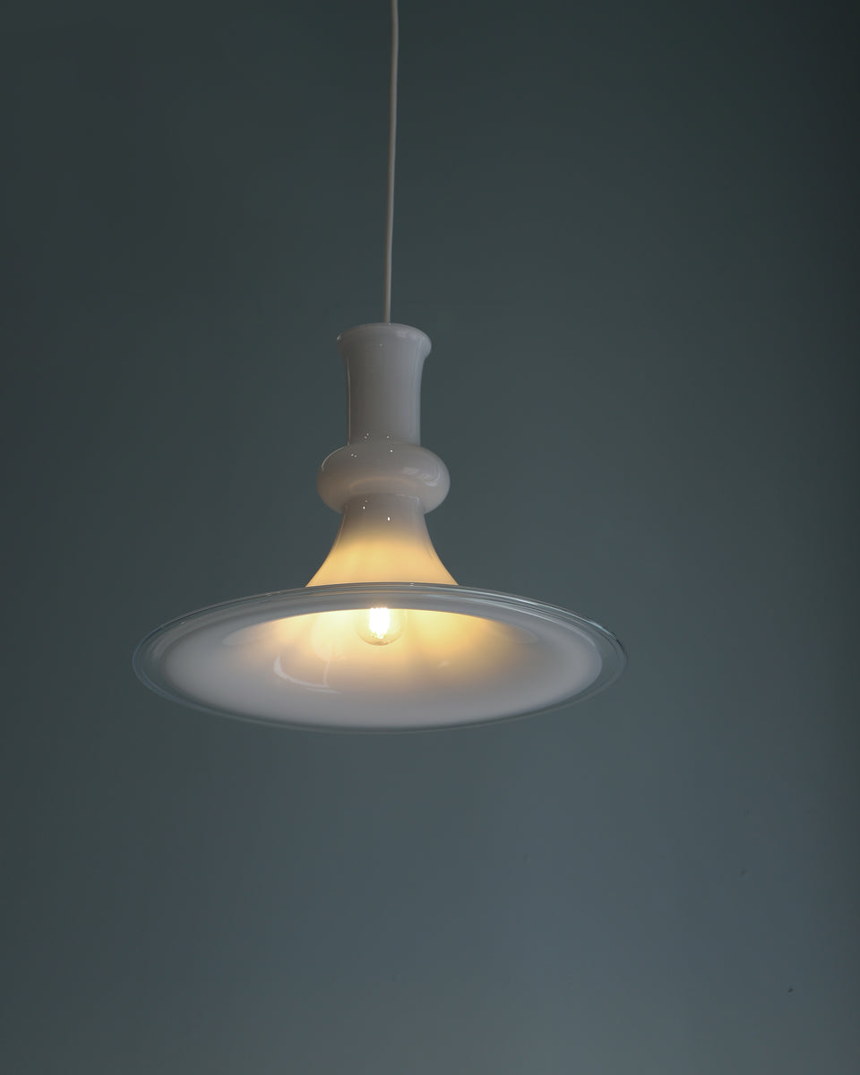 Holmegaard Pendant Light “Etude1” White Large/ホルムガード ペンダントライト エチュード 照明 ホワイト ラージ デンマークヴィンテージ