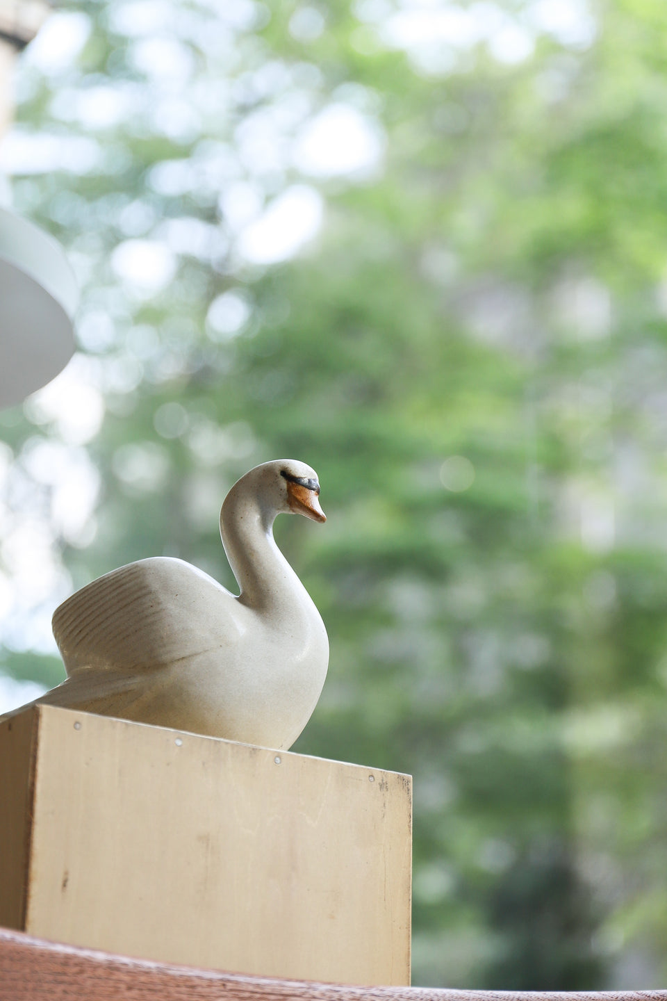 Jie Keramik Lisa Larson Swan “Landskapsdjur”/ジイ・ケラミック リサ・ラーソン コブハクチョウ 北欧ヴィンテージ オブジェ 置物