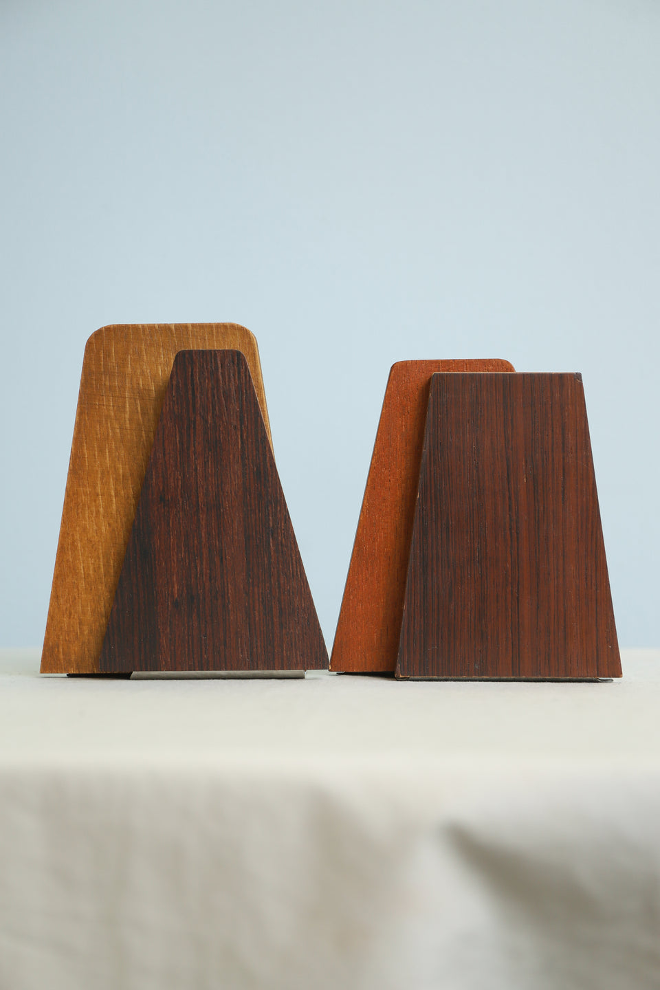 Wooden Bookend Danish Vintage/デンマークヴィンテージ ブックエンド 本立て チーク材 ローズウッド材 オーク材 北欧インテリア