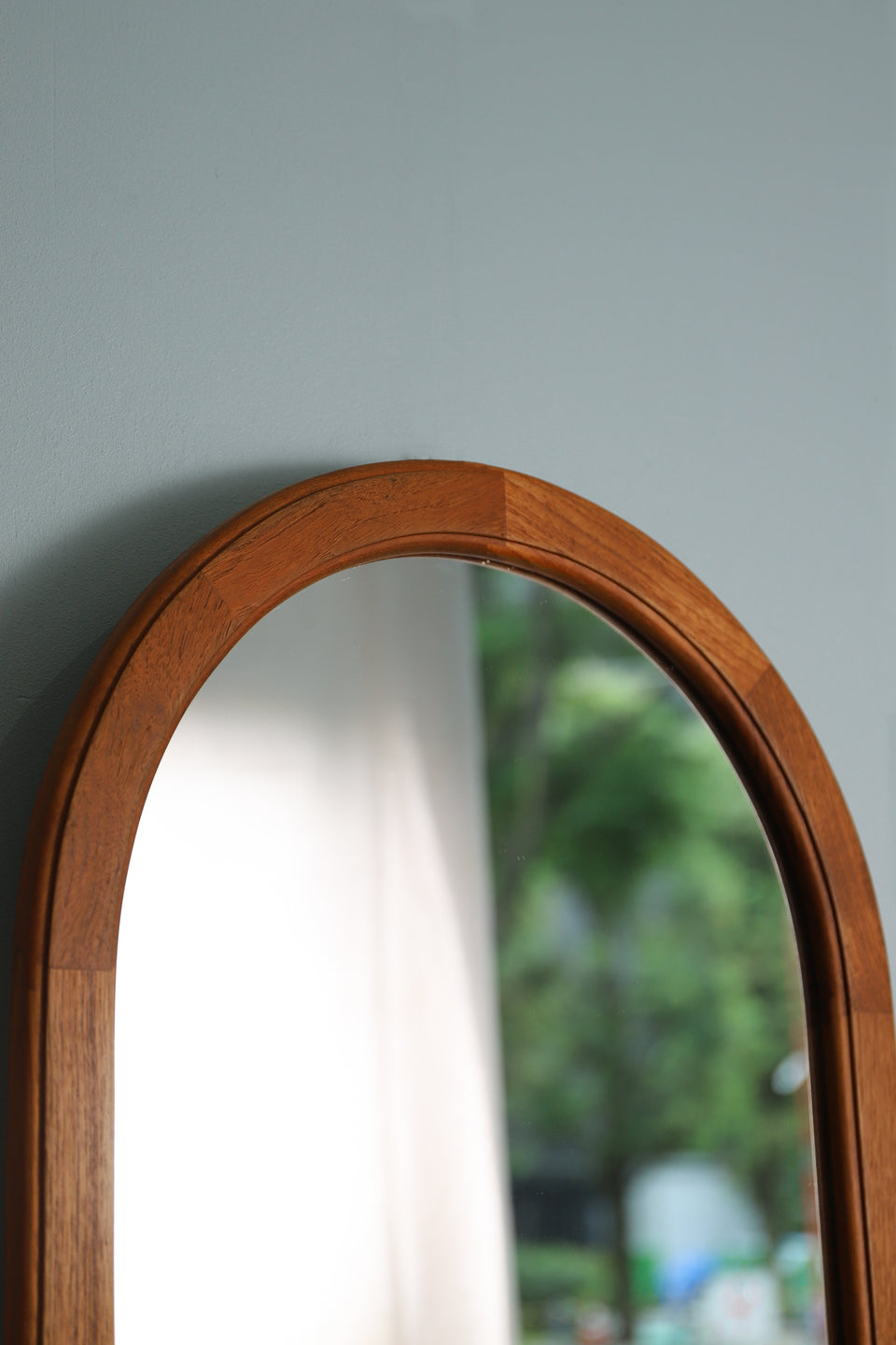 Pedersen&Hansen Wall Mirror Teak Frame/デンマークヴィンテージ ウォールミラー チークフレーム 壁掛け鏡 北欧インテリア