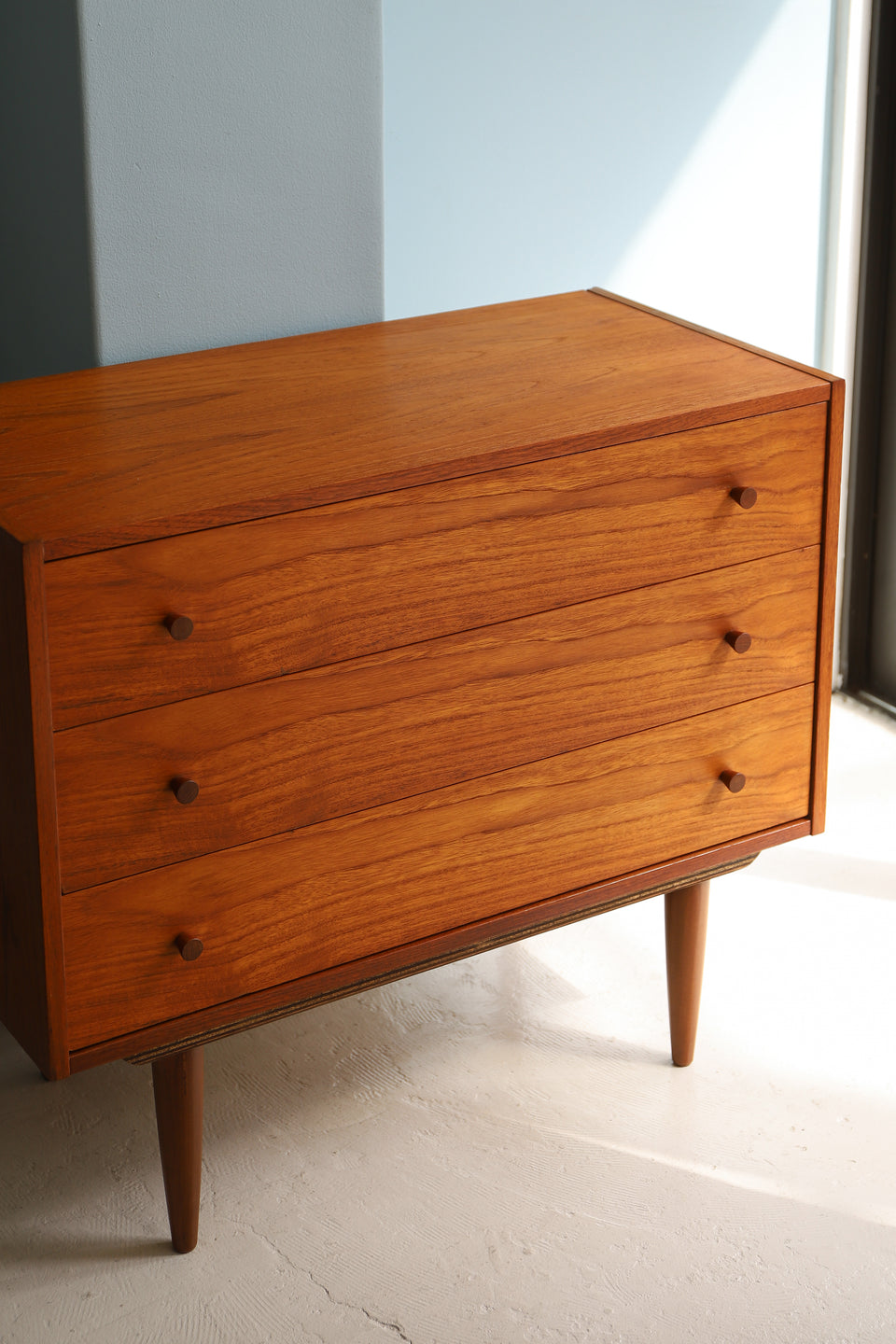 Teakwood Chest 3Drawers Danish Vintage/デンマークヴィンテージ 3段 チェスト チーク材 北欧家具
