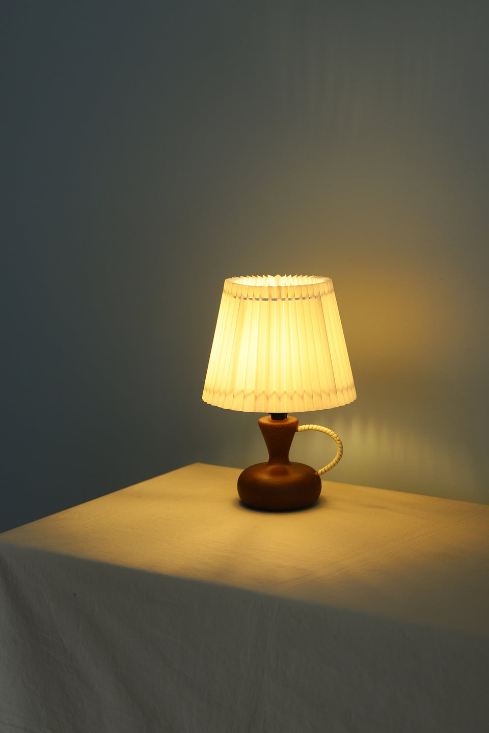 Teakwood Small Vase Table Lamp Danish Vintage/デンマークヴィンテージ スモールテーブルランプ チーク材 間接照明 北欧インテリア