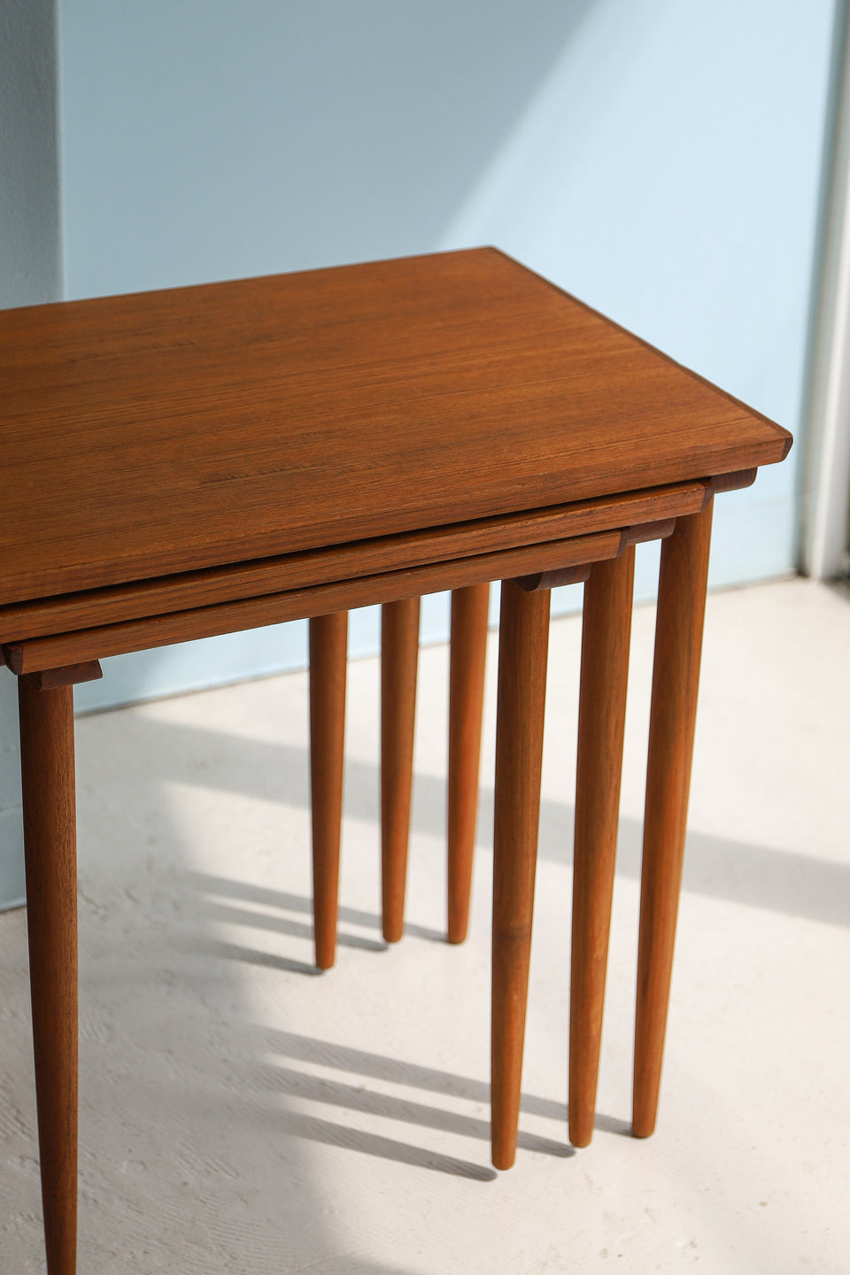 Teakwood Nesting Table Danish Vintage/デンマークヴィンテージ ネストテーブル サイドテーブル チーク材 北欧家具