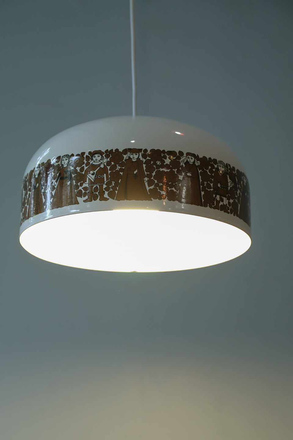 Vintage FINEL Enamel Pendant Light/フィネル ペンダントライト ホーロー 照明 北欧ヴィンテージ