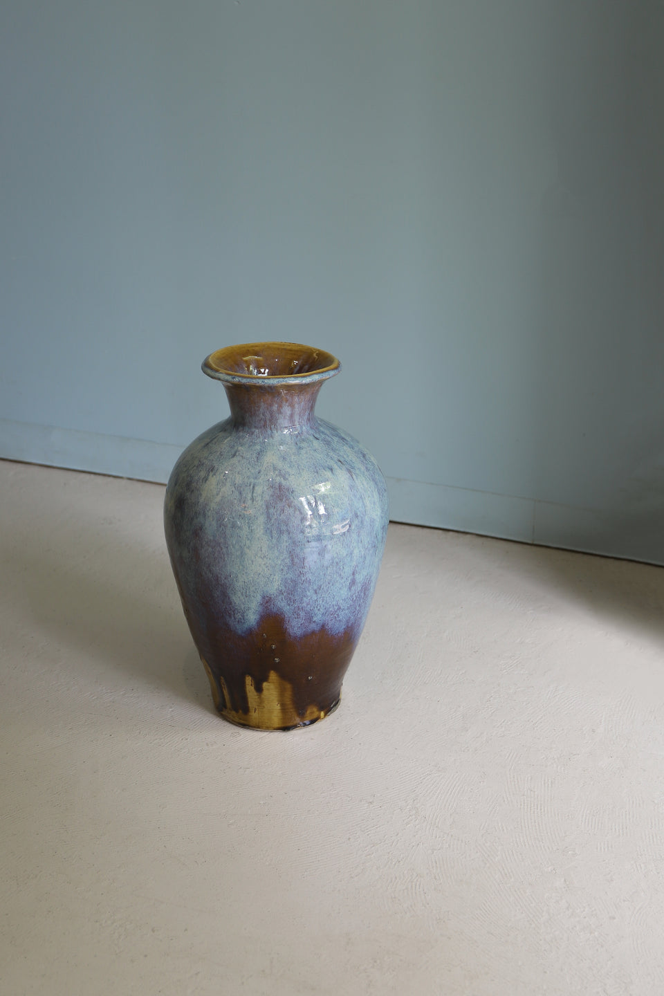 Japanese Ceramic Large Vase/大きな花瓶 フラワーベース 焼き物 陶芸 インテリア