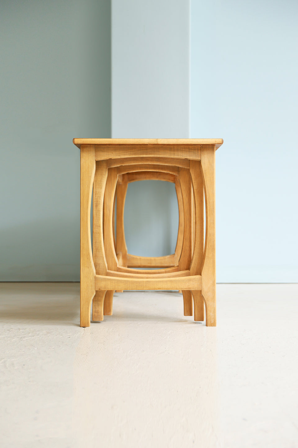 UK Vintage Nesting Table/イギリスヴィンテージ ネストテーブル サイドテーブル チーク材