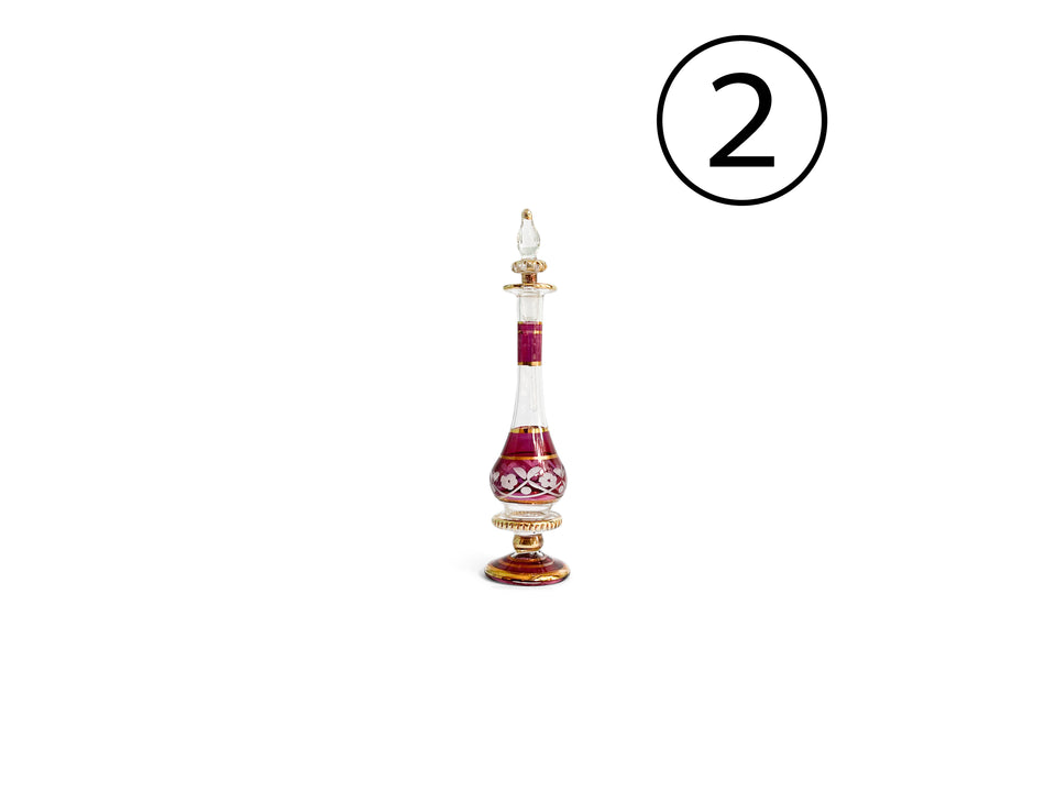 Egyptian Glass Perfume Bottle/エジプトガラス 香水瓶 パフュームボトル インテリア