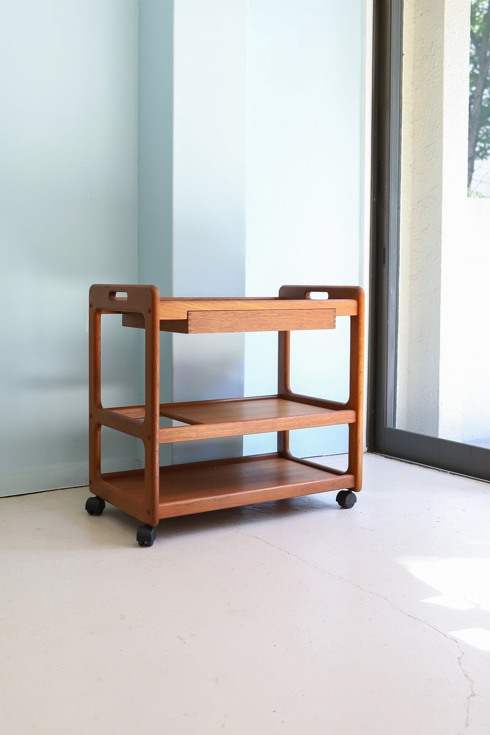 Danish Vintage Kristensen & Thomassen Bar Cart Wagon/デンマークヴィンテージ バーカート ワゴン チーク材 北欧家具