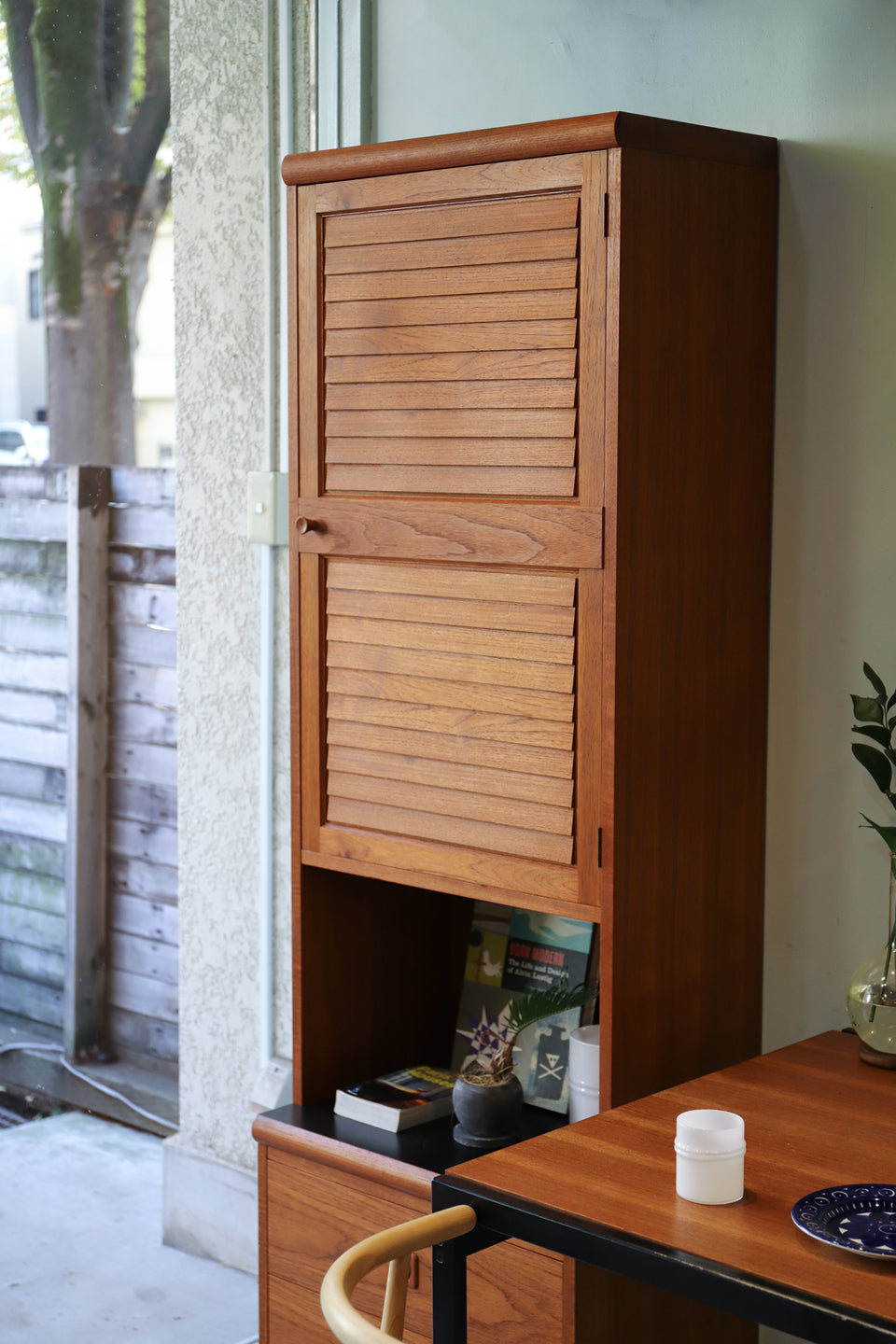 Japanese Vintage Teakwood Cabinet Chest/ジャパンヴィンテージ キャビネット チェスト 本棚 チーク材 レトロモダン