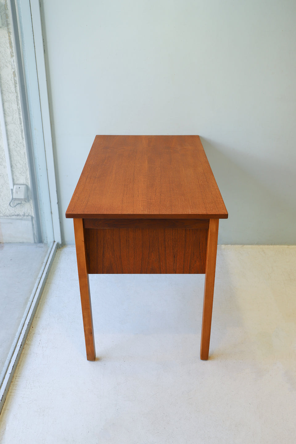 Single Pedestal Desk Danish Vintage/デンマークヴィンテージ 片袖デスク チーク材 北欧モダン