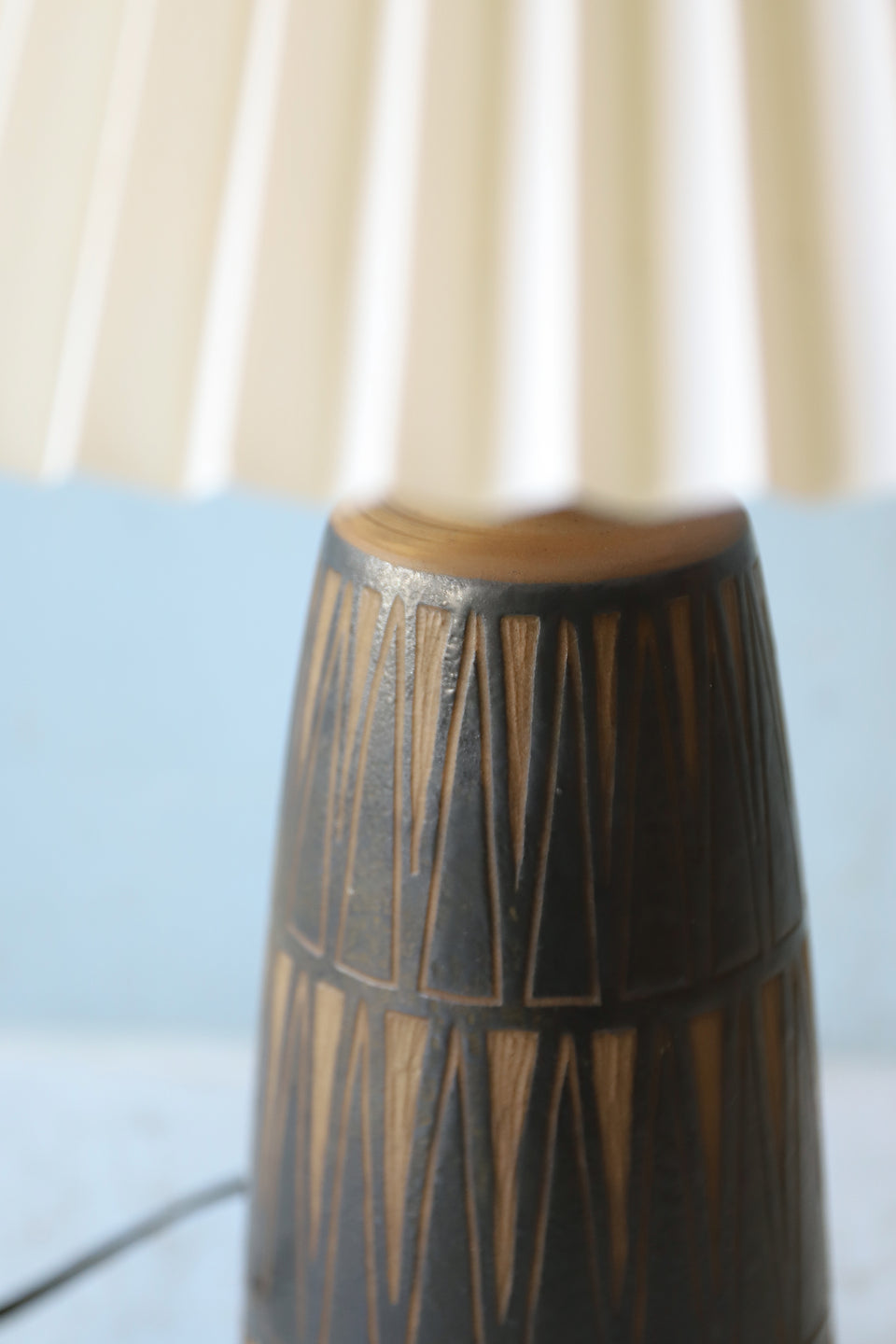 Michael Andersen and Son Table Lamp Danish Vintage/ミケル・アナセン テーブルランプ 照明 陶器 デンマークヴィンテージ