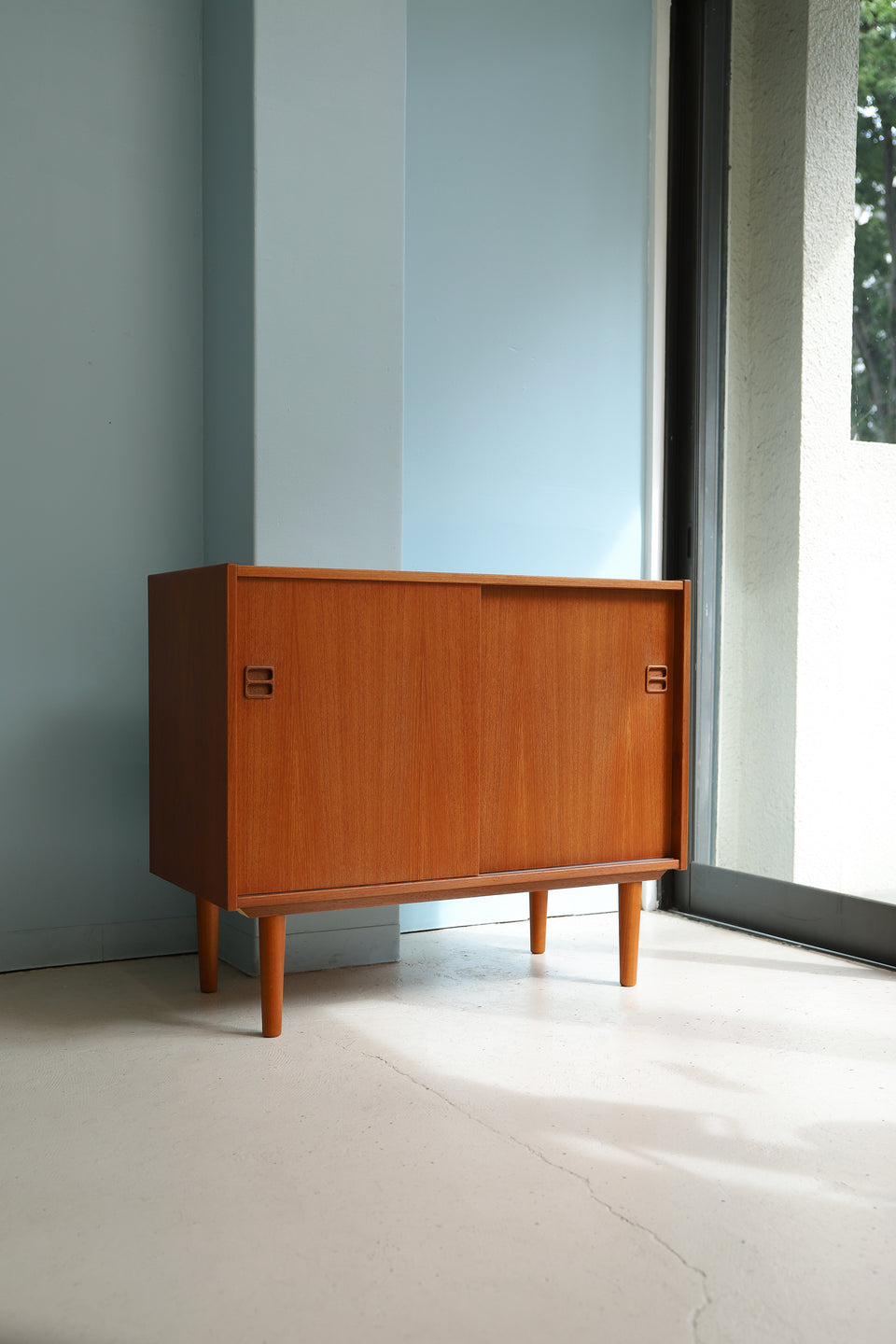 Danish Vintage Sejling Skabe Sideboard N.P. Nielsen/デンマークヴィンテージ サイドボード チーク材 収納 北欧家具