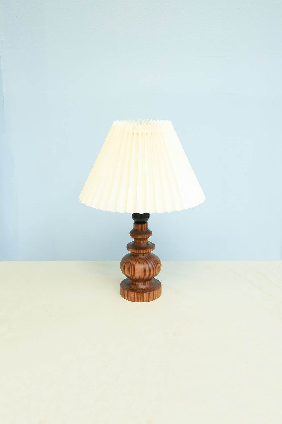Scandinavian Vintage Pinewood Table Lamp/北欧ヴィンテージ パイン材 テーブルランプ 間接照明