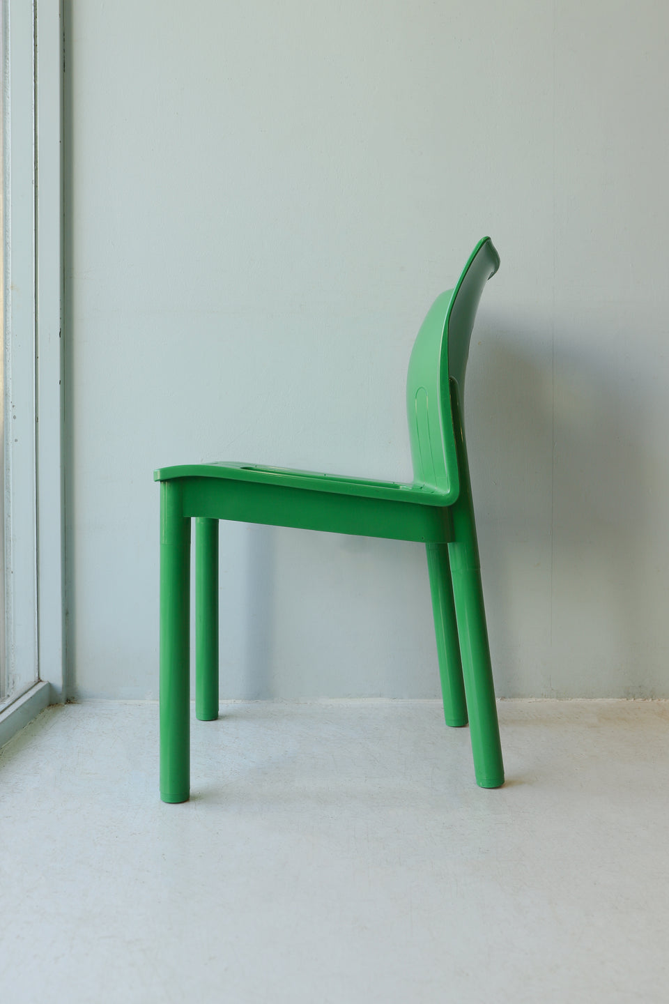 Kartell Stacking Chair 4870 Anna Castelli Ferrieri/カルテル スタッキングチェア アンナ・カステッリ・フェリエーリ グリーン