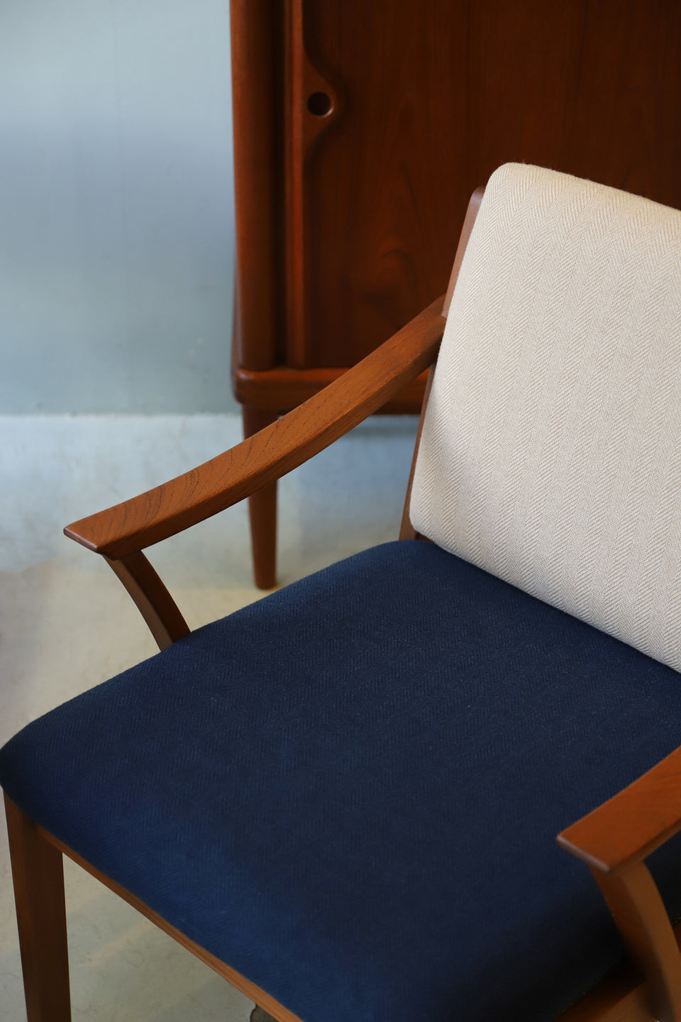 Japanese Vintage Teakwood Lounge Chair/ジャパンヴィンテージ ラウンジチェア アームチェア チーク材 椅子 北欧モダン