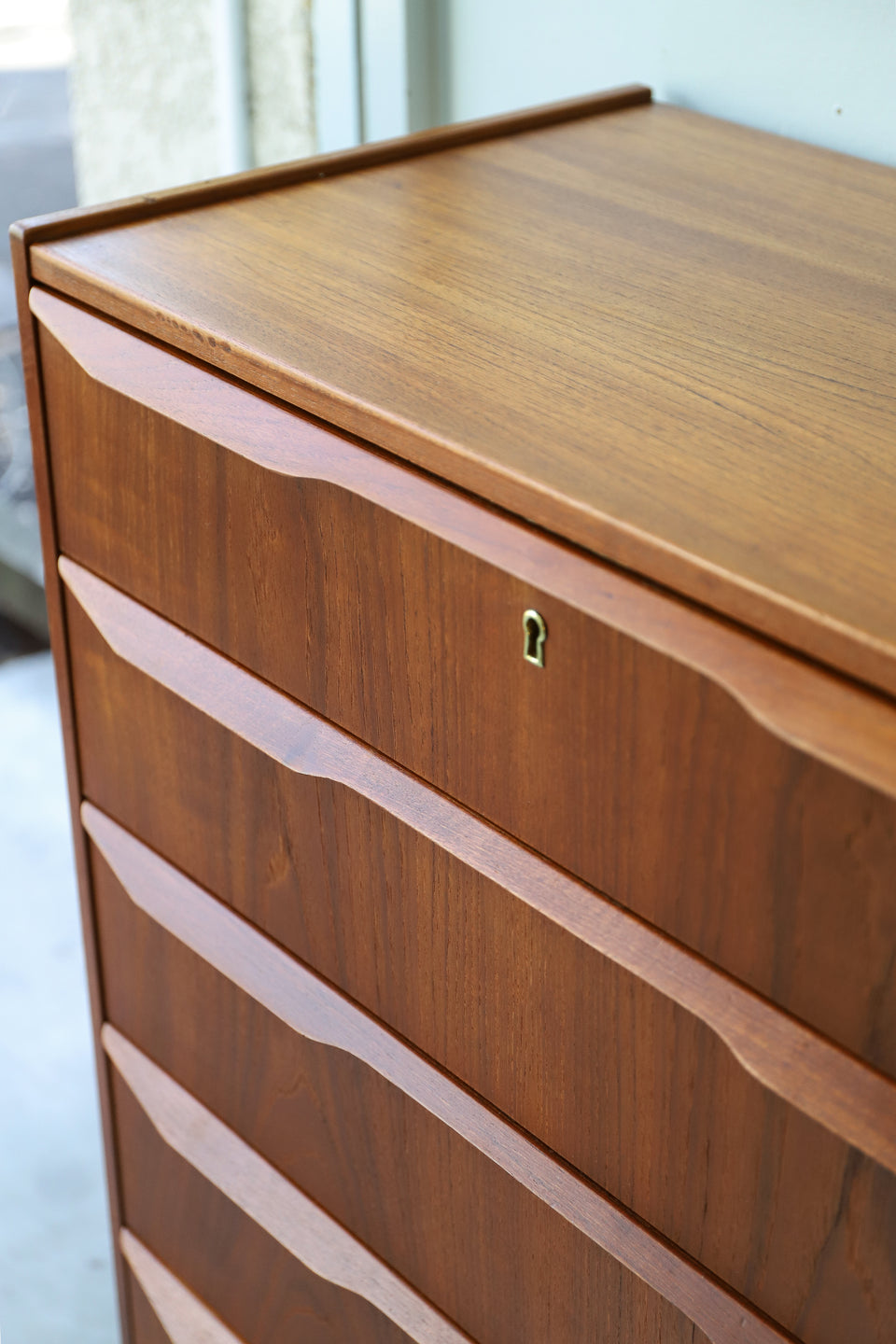6Drawer High Chest Danish Vintage/デンマークヴィンテージ ハイチェスト 6段 北欧家具 チーク材