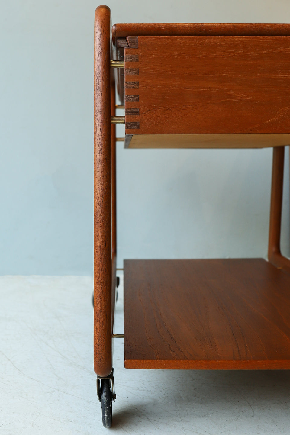 Danish Vintage Sika Møbler Sewing Wagon/デンマークヴィンテージ シカモブラー ソーイングワゴン チーク材 北欧家具