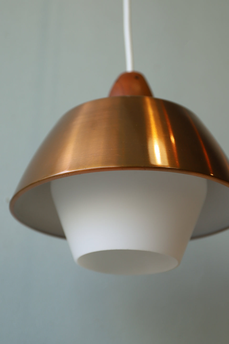 Copper Glass Pendant Light Danish Vintage/デンマークヴィンテージ ペンダントライト コッパー ガラス 北欧インテリア