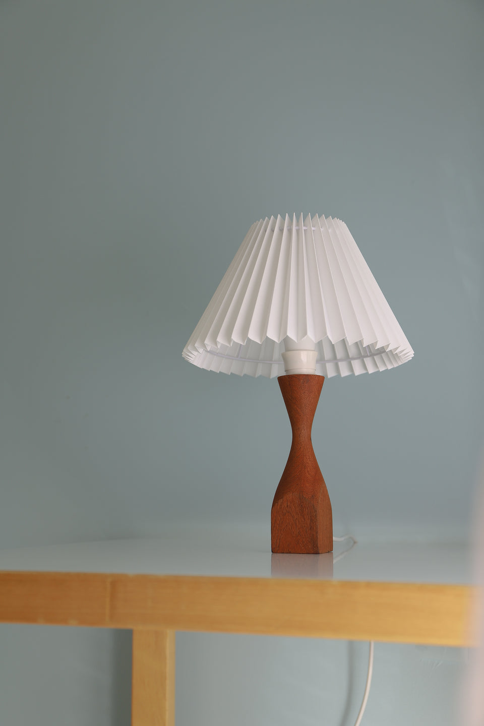 Danish Vintage Teakwood Small Table Lamp/デンマークヴィンテージ テーブルランプ チーク材 間接照明 北欧インテリア