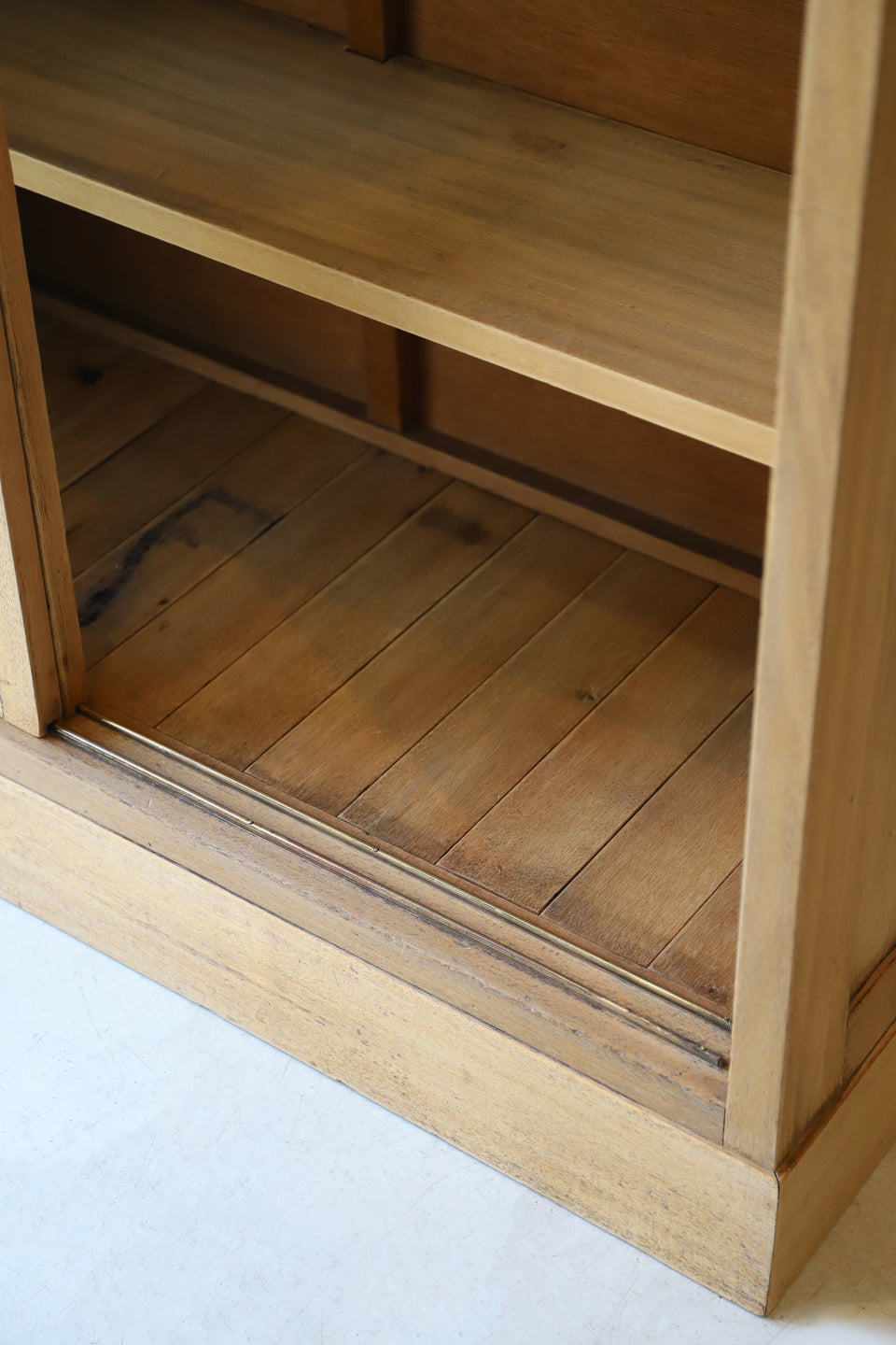 Japanese Vintage Diamond Glass Cabinet/ジャパンヴィンテージ ダイヤガラス キャビネット 戸棚 収納 古道具