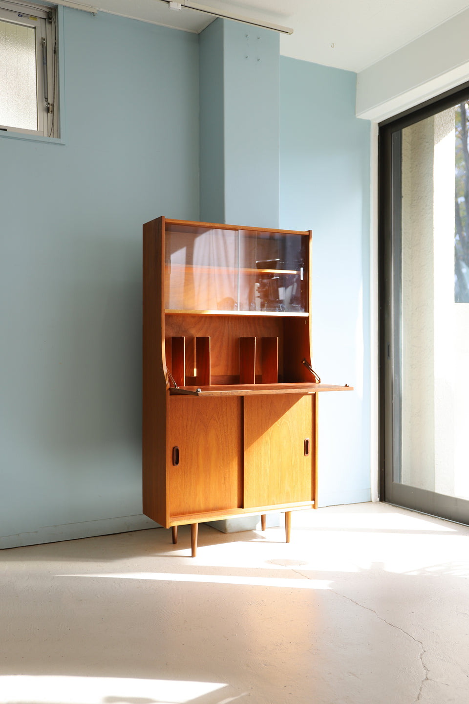 UK Vintage Turnidge of London Drink Cabinet/イギリスヴィンテージ ターニッジ ドリンクキャビネット ビューロー カップボード