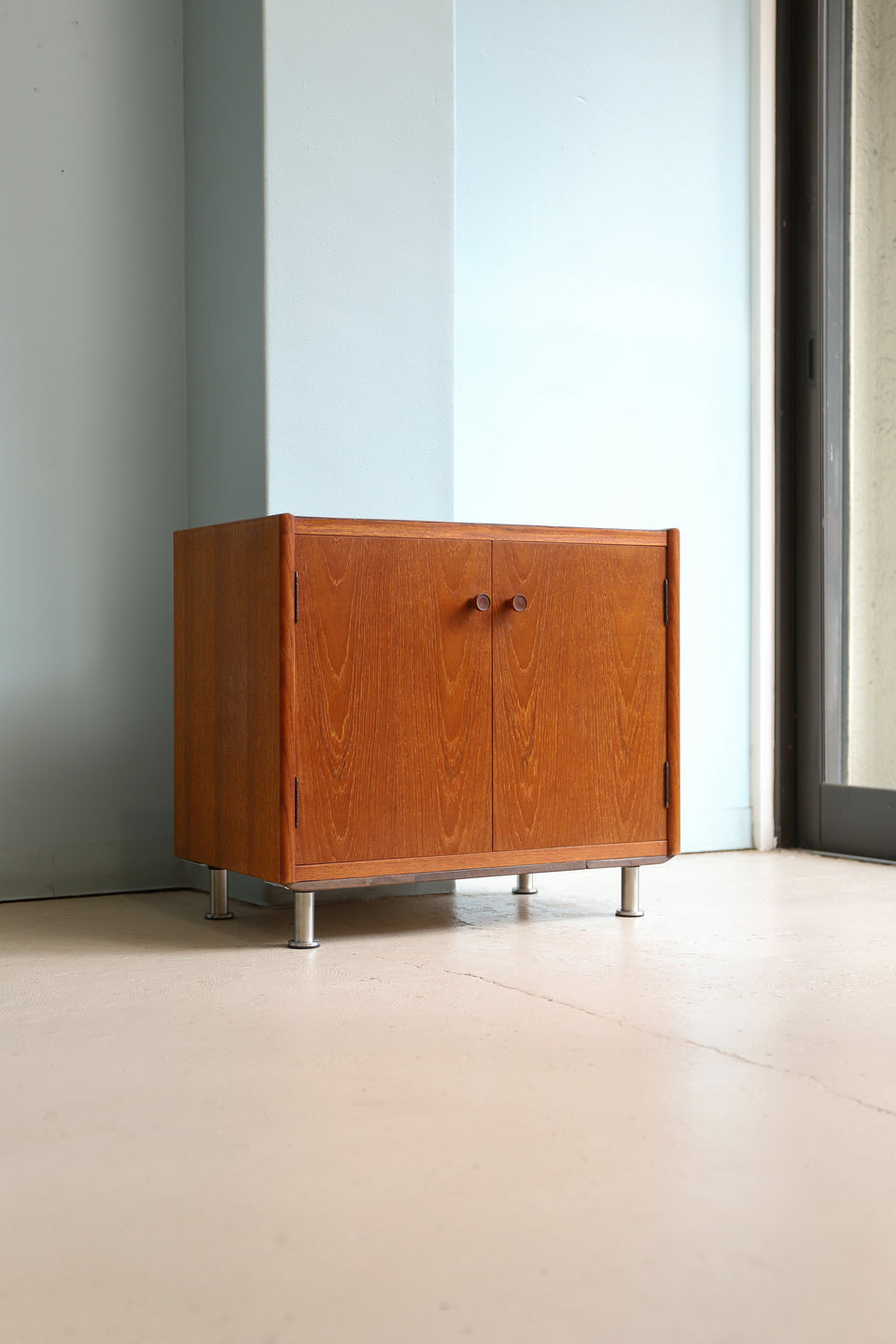 Japanese Vintage Mini Cabinet Teakwood/ジャパンヴィンテージ ミニキャビネット サイドボード チーク材 収納 レトロモダン