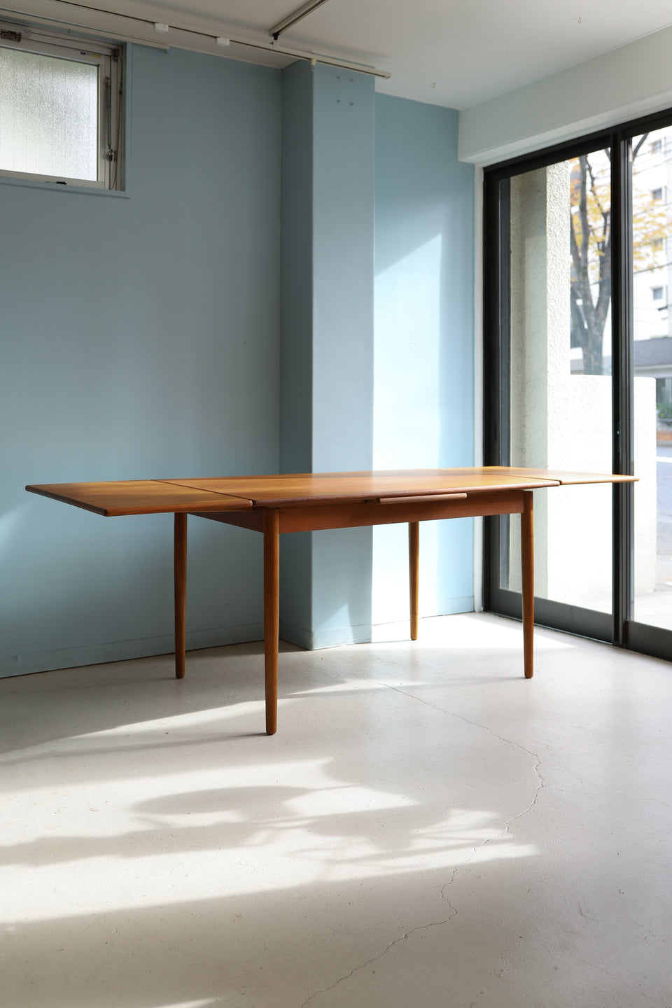 Vejen Bordfabrik Verner Pedersen Extension Dining Table/デンマークヴィンテージ エクステンション ダイニングテーブル チーク材 北欧家具