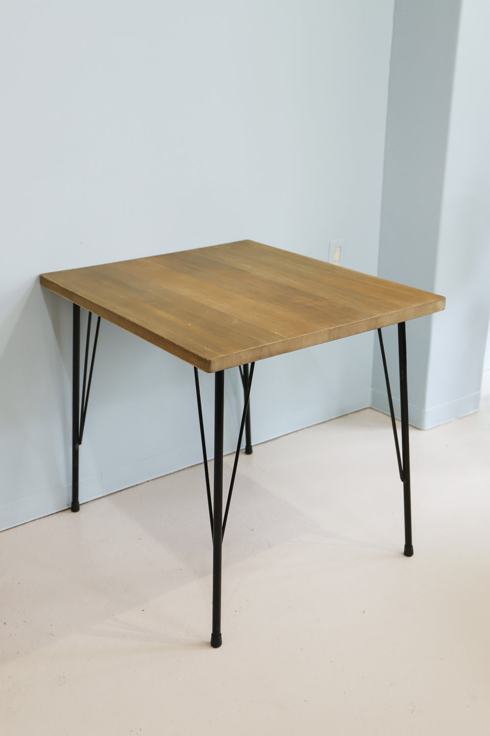 Old Wood and Iron Leg Remake Table/古材 リメイクテーブル 鉄脚 デスク 机