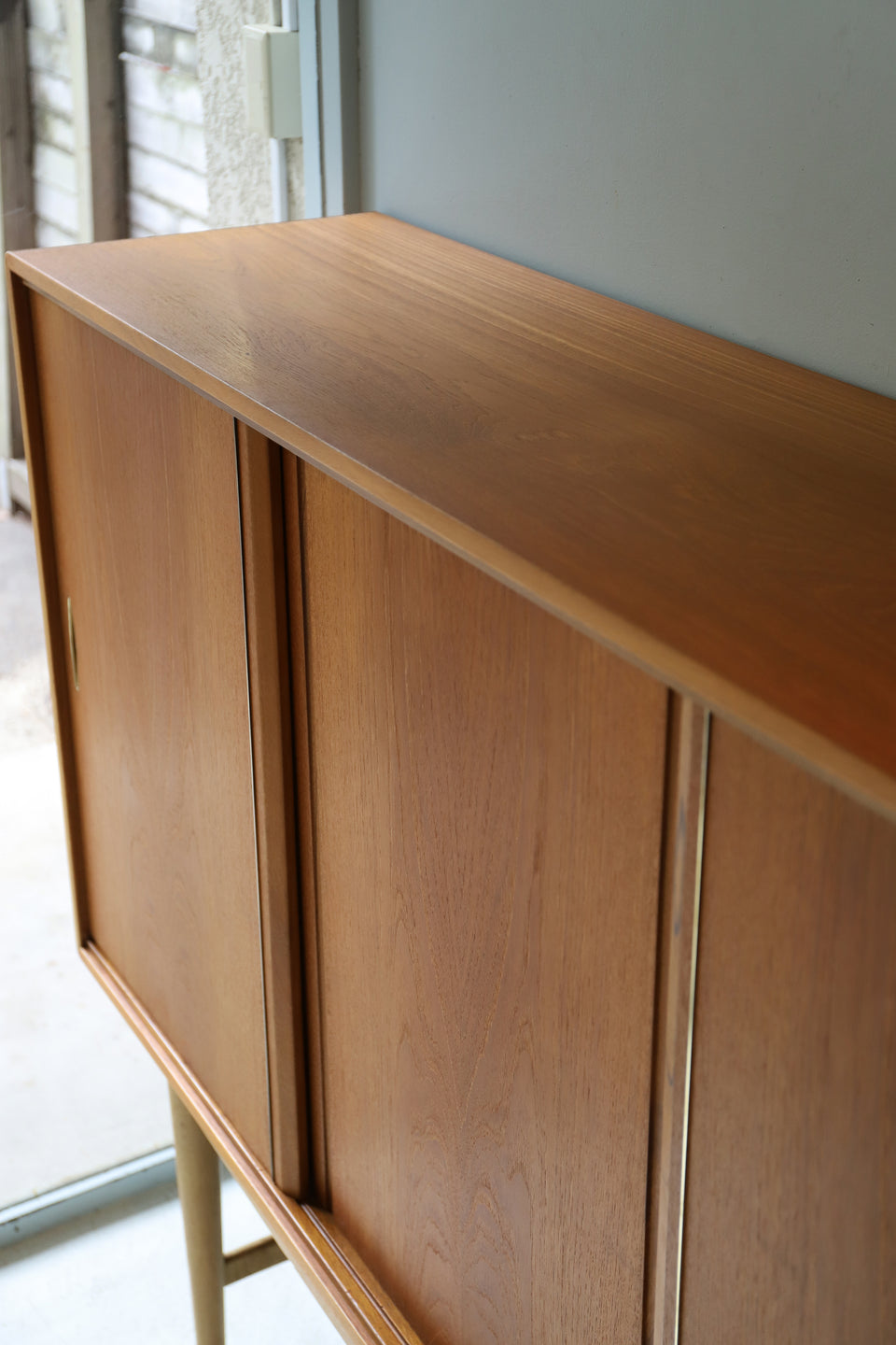 Danish Vintage High Sideboard/デンマークヴィンテージ サイドボード チーク材 北欧家具