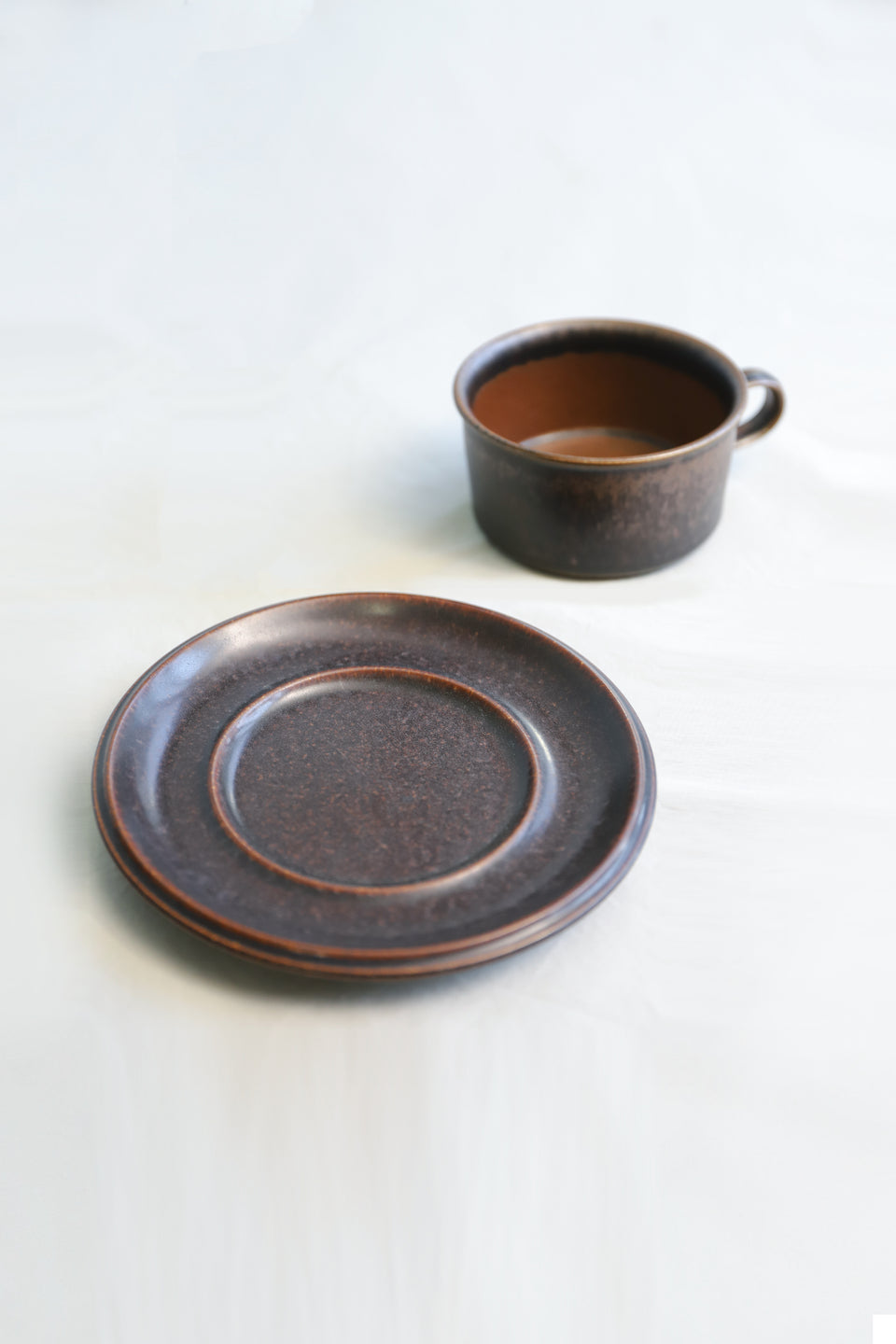 Finnish Vintage ARABIA Ruska Tea Cup and Saucer/アラビア ルスカ ティーカップ&ソーサー 北欧インテリア ヴィンテージ食器