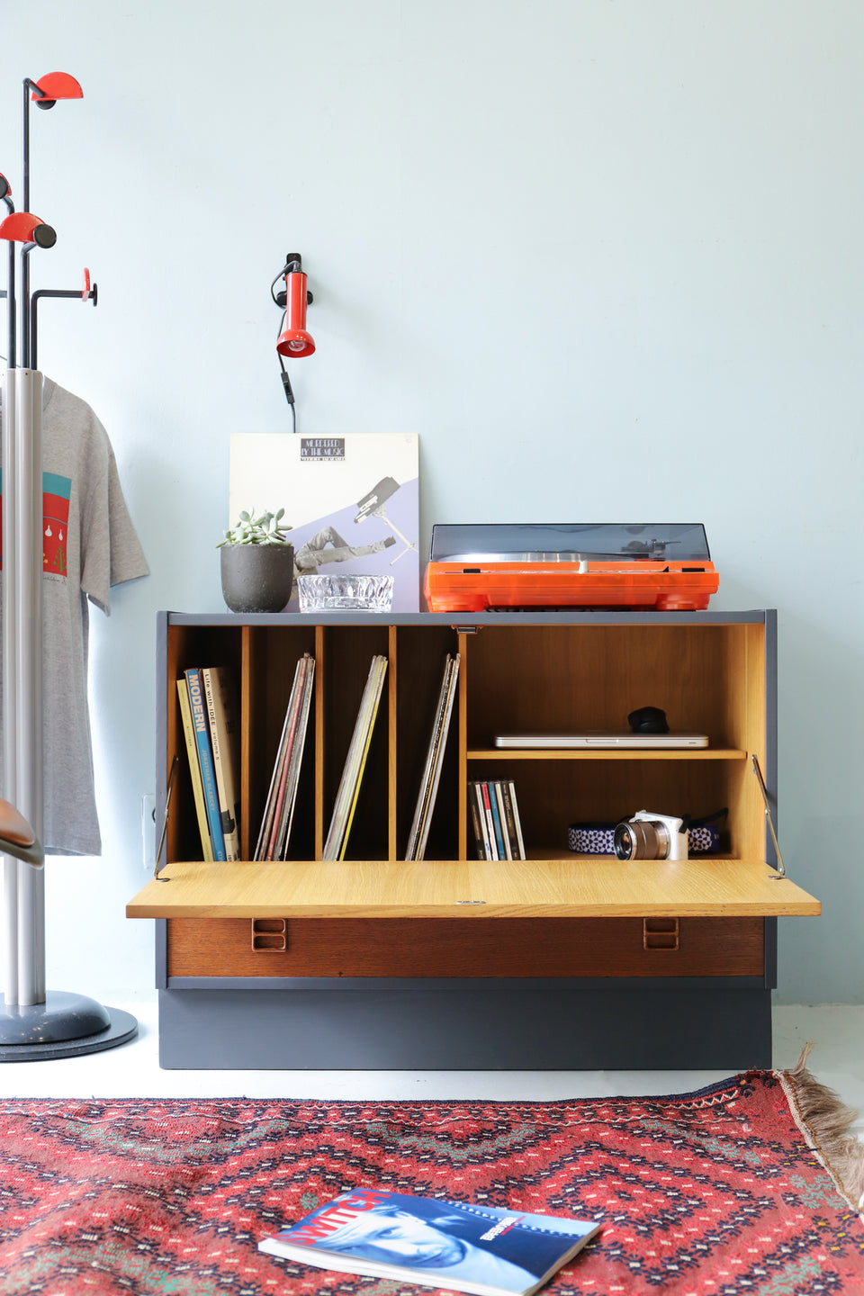 Danish Vintage Feldballes Møbelfabrik Audio Cabinet/デンマーク ヴィンテージ オーディオキャビネット 収納家具 北欧 オーク材